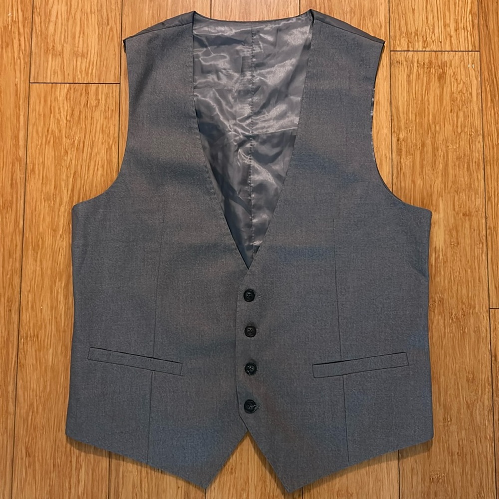 Men Gray Vest